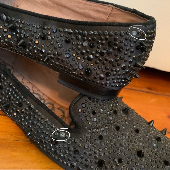 Satin and Spikes Leather Loafer Flat 🖤✨ - Picture 15 of 15